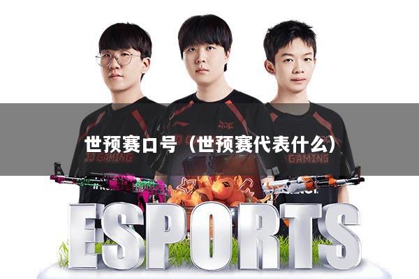 世预赛口号（世预赛代表什么）