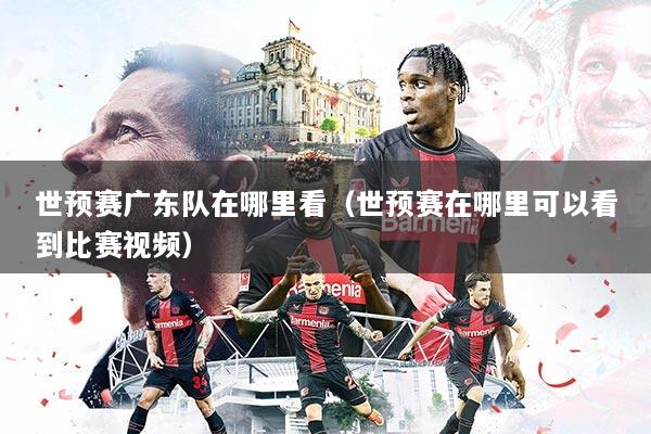 世预赛广东队在哪里看（世预赛在哪里可以看到比赛视频）