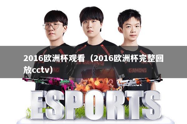 2016欧洲杯观看(2016欧洲杯完整回放cctv)