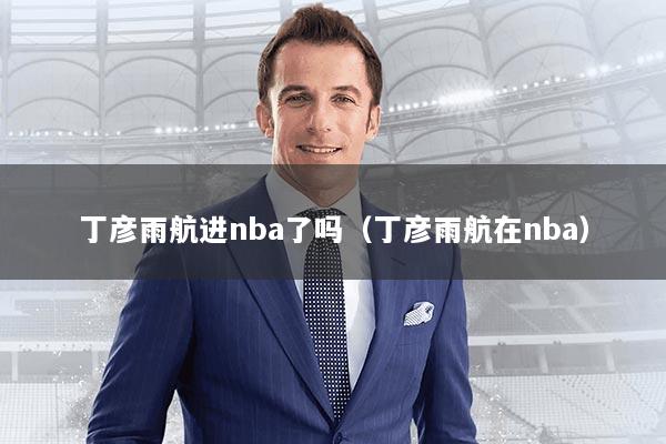 丁彦雨航进nba了吗（丁彦雨航在nba）